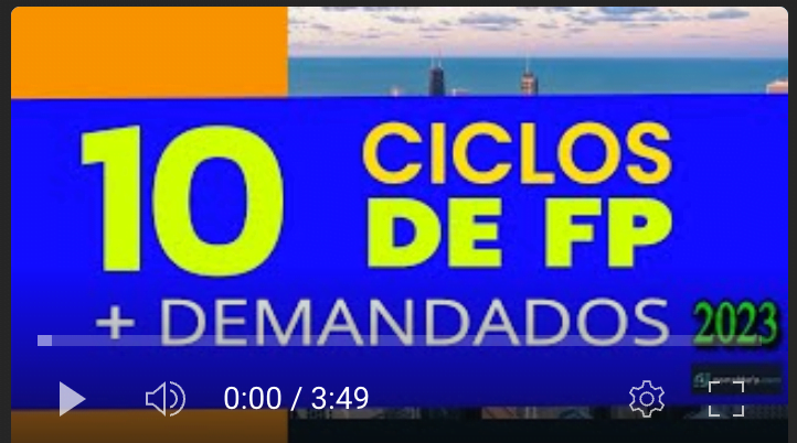 CICLOS DE FP CON MÁS SALIDAS